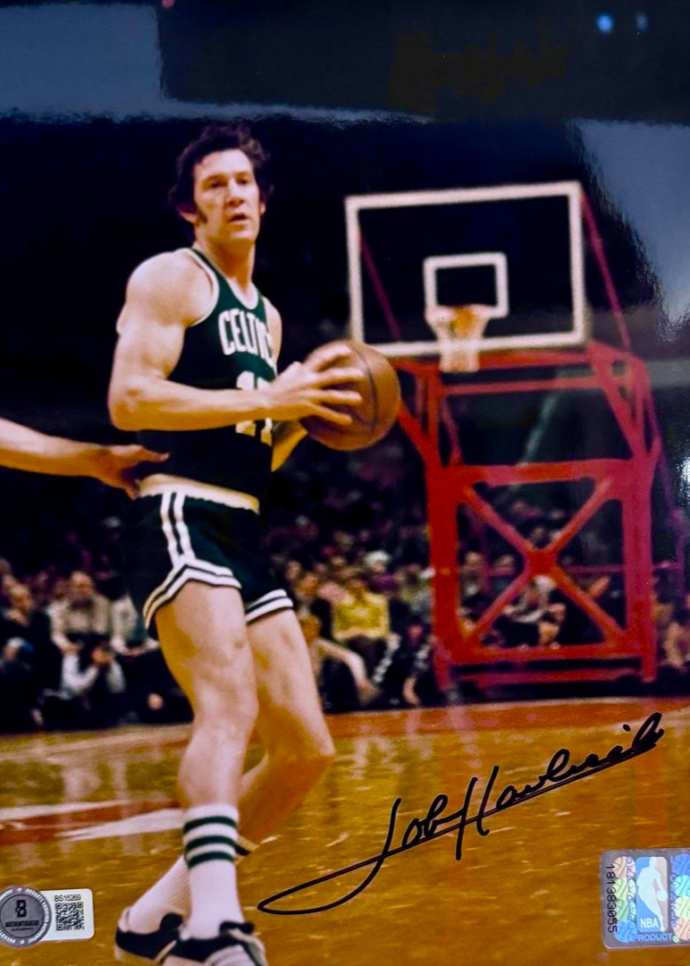 John Havlicek Signed 8x10 Photo Boston Celtics - Beckett COA
